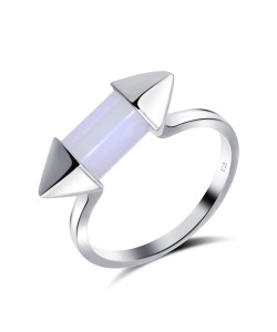 Rose Quartz Silver Rings NSR-2073
